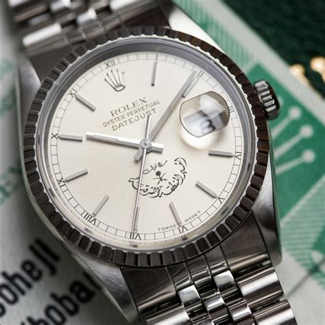 rolex 16220 saudi swords dial|Rolex Datejust 16220 'Saudi Swords' Full Set.